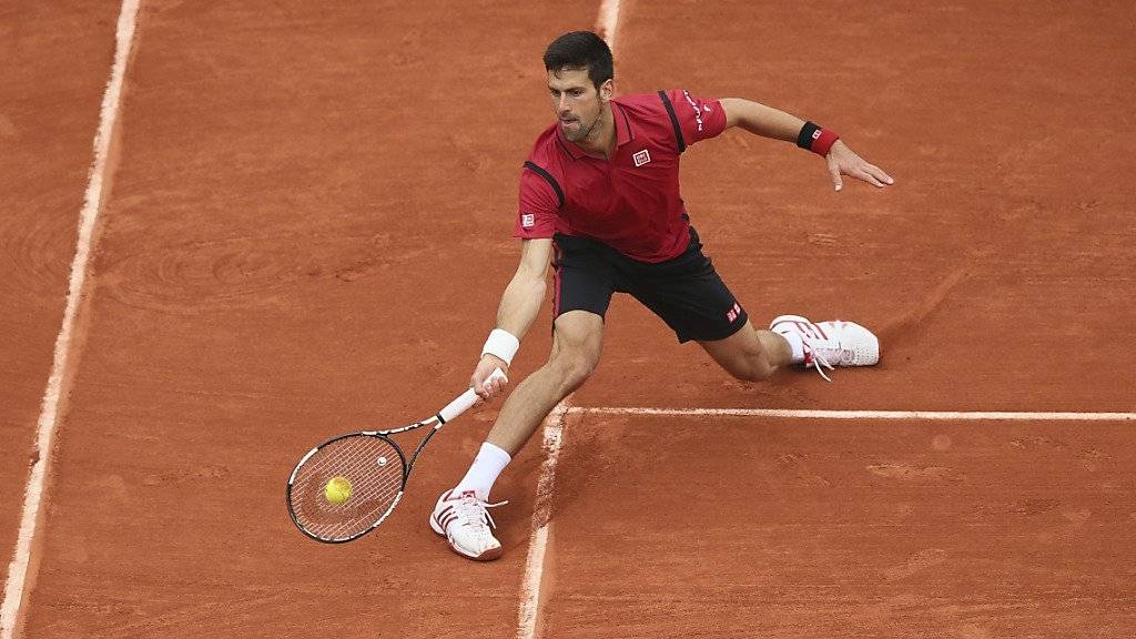 Novak Djokovic trotzte dem Regen und dem Gegner