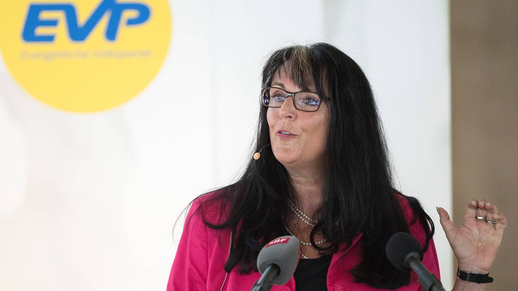 EVP-Parteipräsidentin Marianne Streiff kündigte ihren Rücktritt für 2021 an.