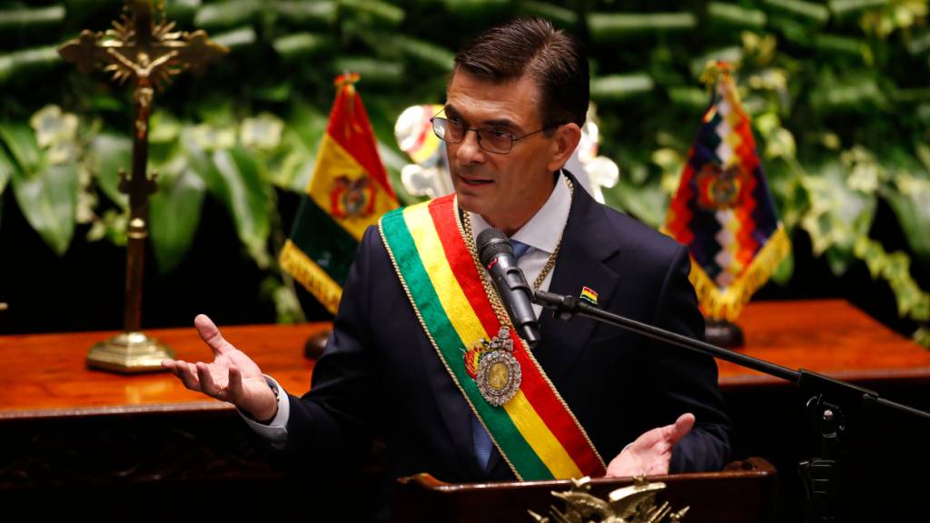 «Kapitalismus für alle»: Paz in Bolivien als Präsident vereidigt