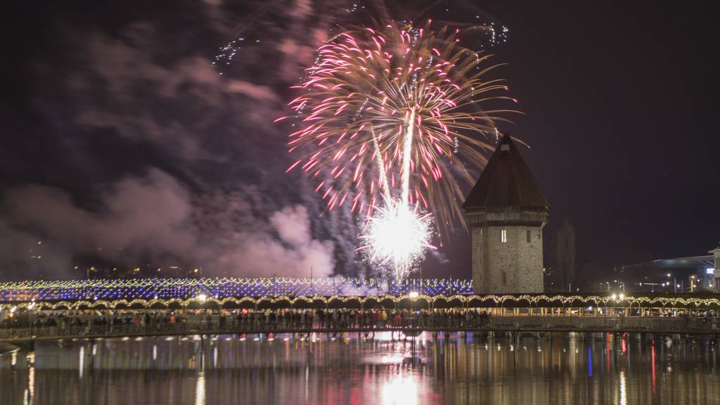 Luzerner Neujahrsfeuerwerk gibt sein Comeback