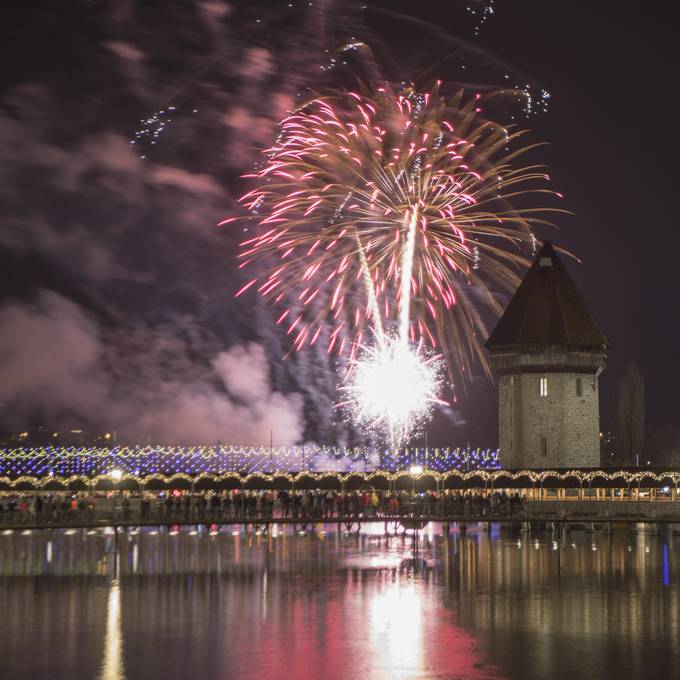 Luzerner Neujahrsfeuerwerk gibt sein Comeback