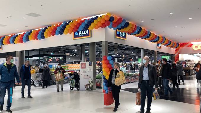 So sieht es in der grössten Aldi-Filiale der Schweiz aus