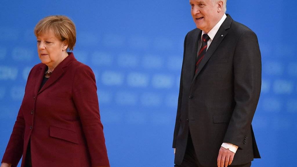 Eiszeit zwischen den Unionspartnern: Bundeskanzlerin Merkel (CDU) und CSU-Chef Seehofer finden in der Flüchtlingspolitik keine gemeinsame Linie.
