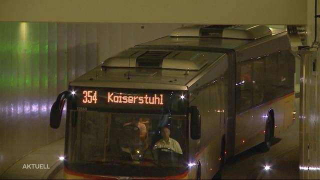 Eröffnung des unterirdischen Bustunnels in Baden