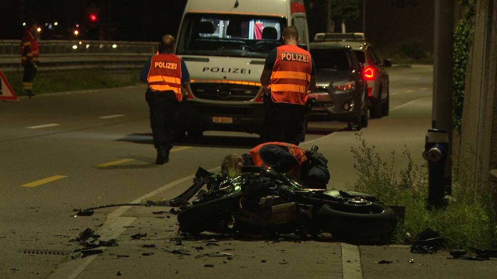 Auto und Motorrad stossen in Wangen bei Olten zusammen – Töfffahrer (41) schwer verletzt