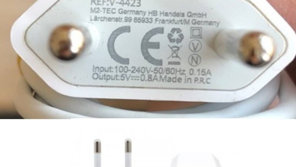 Vor diesem USB-Ladegerät warnt das Eidgenössische Starkstrominspektorat (Esti).