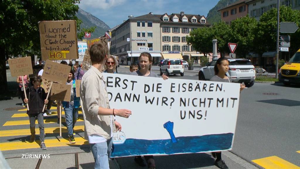 Kleinste Klimademo findet in Glarus statt