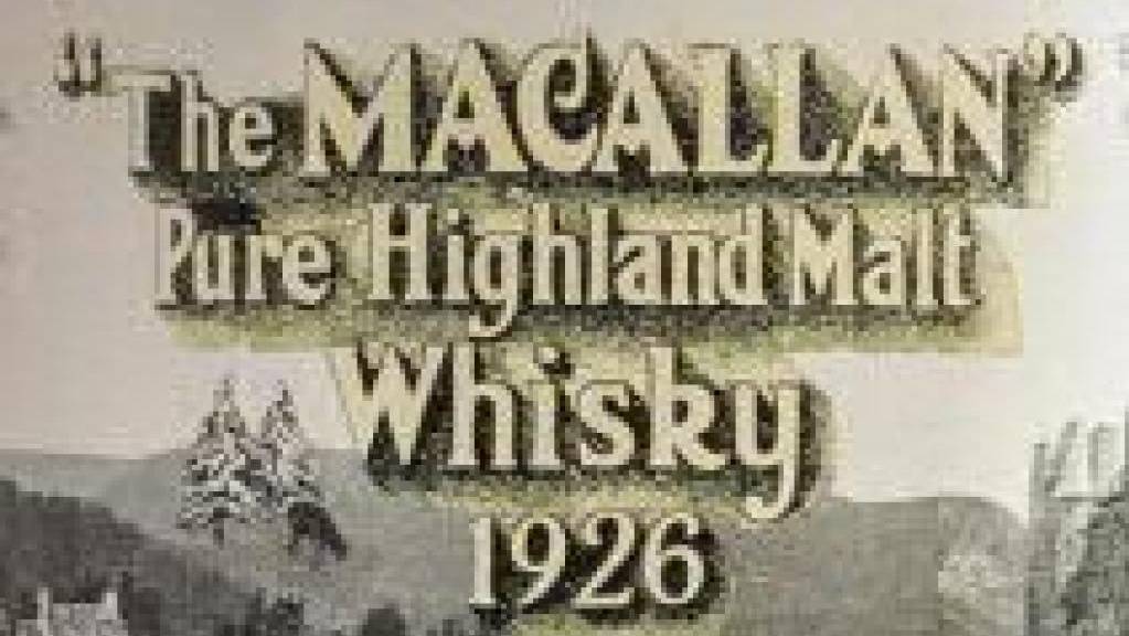 Beim Auktionshaus Sotheby's in London ist eine Flasche Whisky für einen Rekordpreis versteigert worden: Der 60 Jahre alte Macallan 1926 Single Malt aus Schottland kam für 1,5 Millionen Pfund (1,91 Millionen Franken) unter den Hammer.