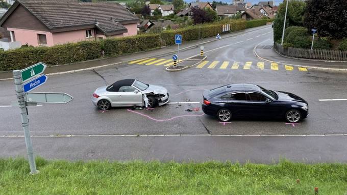 Auffahrunfall in St.Gallen fordert zwei Verletzte