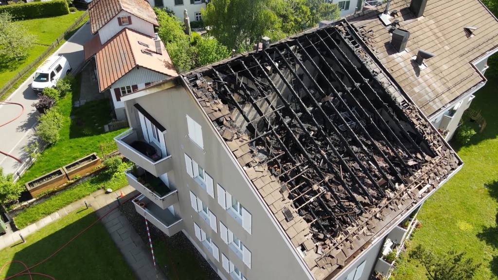 Brand in Mehrfamilienhaus – mehrere 100'000 Franken Sachschaden