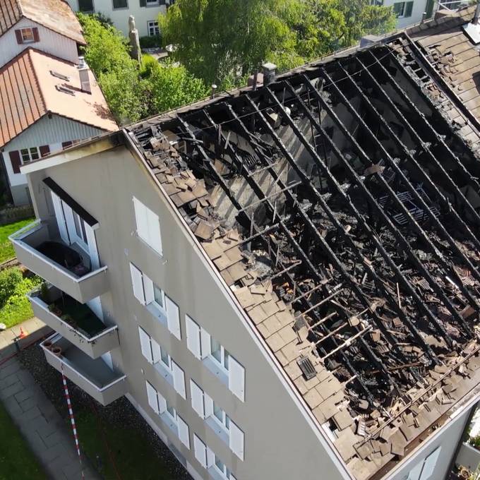 Brand in Mehrfamilienhaus – mehrere 100'000 Franken Sachschaden
