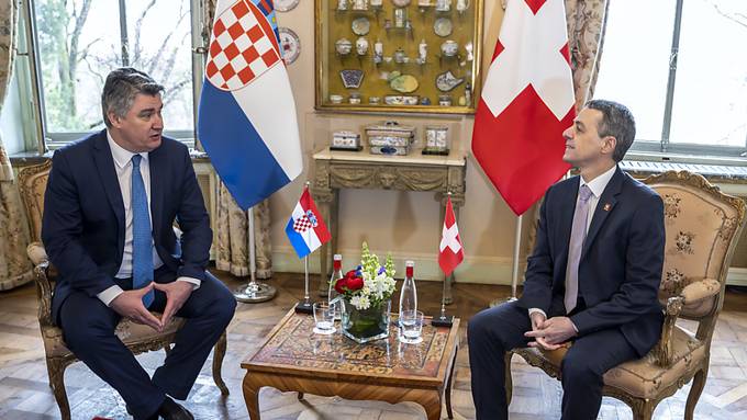 Kroatien sieht Vermittlerrolle der Schweiz in Ukraine-Krieg