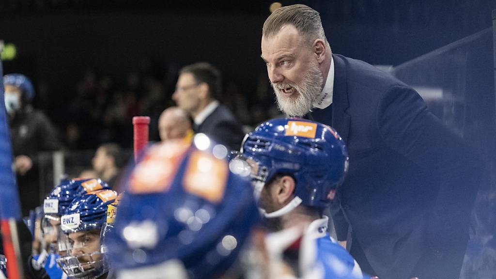 ZSC-Trainer Rikard Grönborg steht mit den Lions nach vier von sechs Gruppenspielen bereits als Achtelfinalist der Champions Hockey League fest