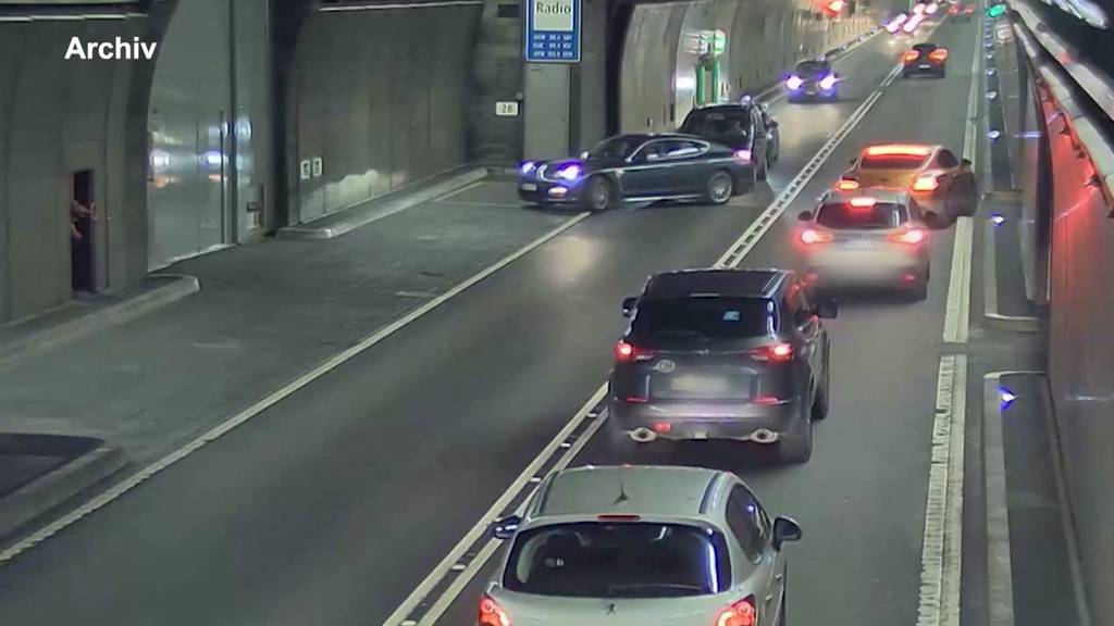 Geisterfahrer auf der A5 bei Zuchwil: Wendemanöver im Birchitunnel