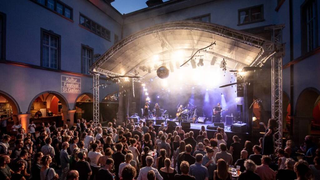 St.Galler Kulturfestival mit 26 Konzerten im Museums-Innenhof