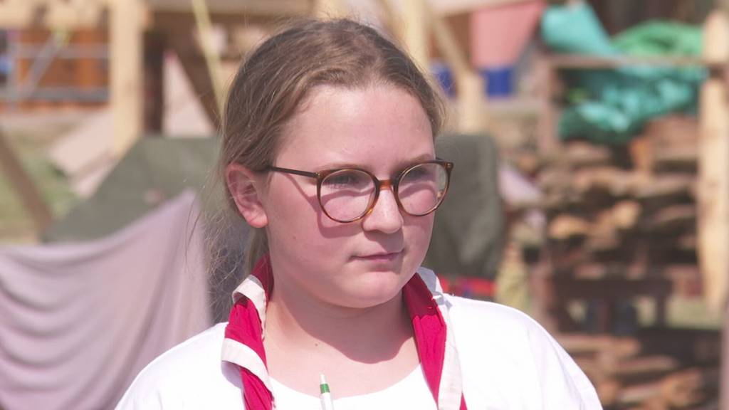 550 Schwyzer Pfadi-Kinder zelten in Hagendorn