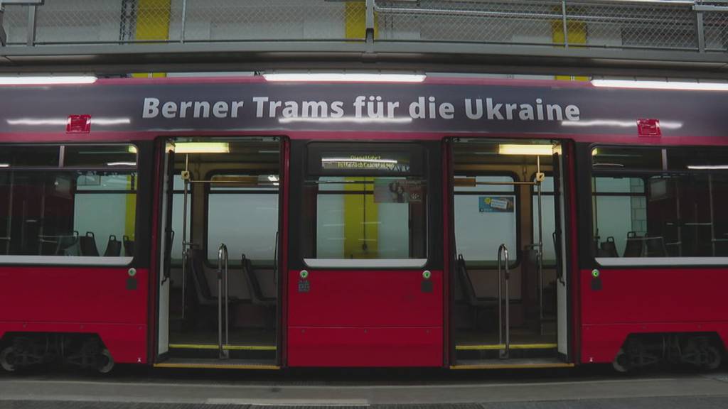 Ukrainische Chauffeure lernen in Bern Tramfahren