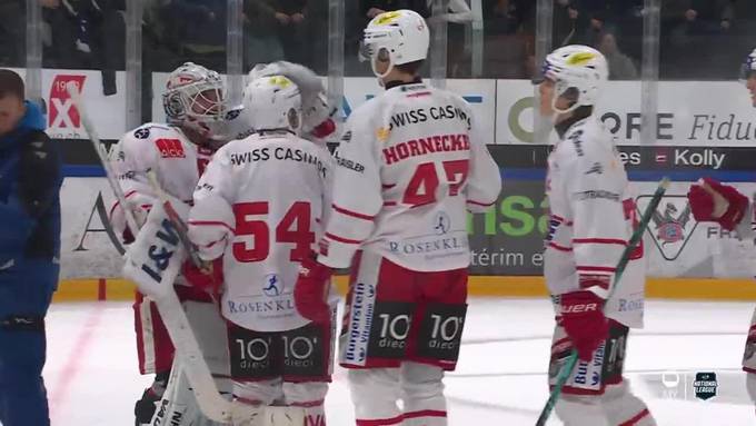 Lakers gewinnen dank zwei späten Toren gegen Fribourg