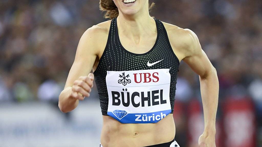 Selina Büchel im letzten August bei ihrem 800-m-Rennen bei Weltklasse Zürich