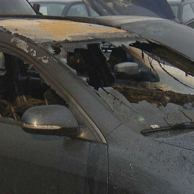 Feuer bei Autohändler zerstört mehrere Fahrzeuge