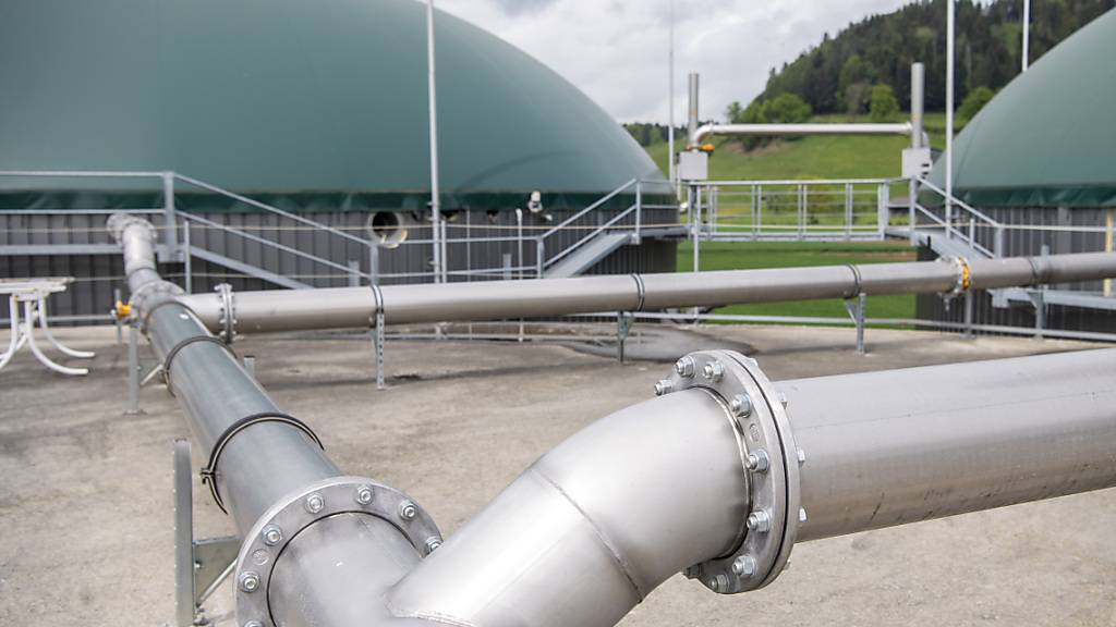 Die Biogasanlage eines Landwirts in Altishofen LZ. (Symbolbild)