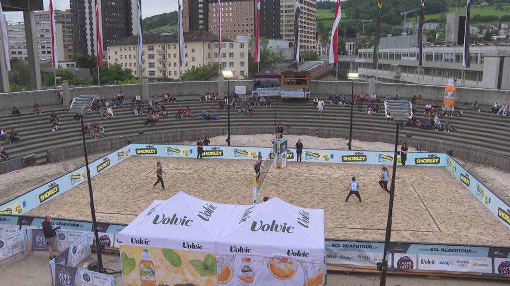 Volleyball statt Säulirennen: Bei der Beachtour messen sich die Spitzenspieler der Schweiz