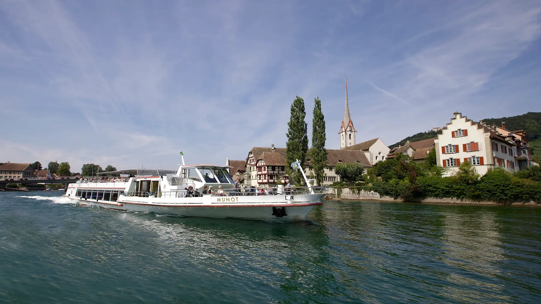 Zwischen Diessenhofen und Stein am Rhein wird vorerst kein Kursschiff mehr verkehren. (Symbolbild)