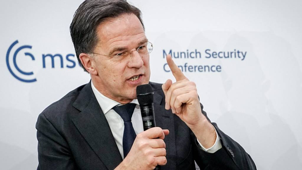 ARCHIV - Mark Rutte, Generalsekretär der Nato, spricht bei der 62. Münchner Sicherheitskonferenz (MSC). Foto: Kay Nietfeld/dpa
