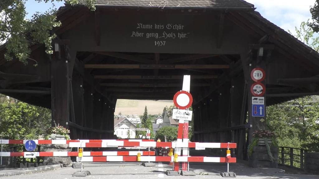 Verkehr rollt nie wieder über alte Holzbrücke in Steffisburg