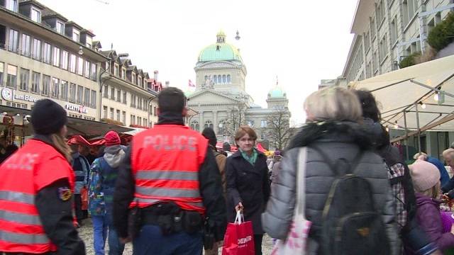 Zibelemärit mit starker Polizeipräsenz