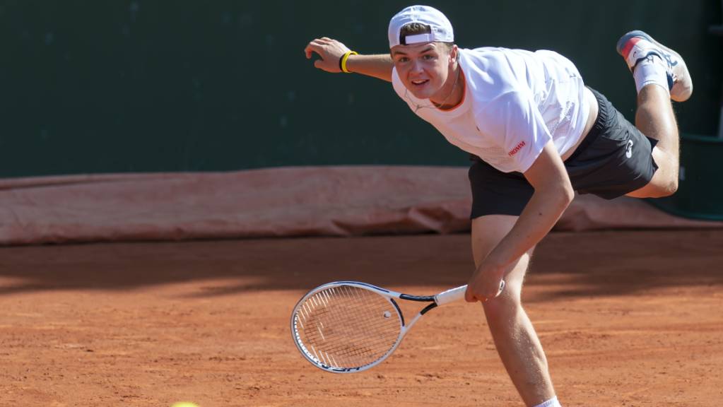 Im Halbfinal ausgeschieden: Dominic Stricker konnte seine Favoritenrolle beim ITF-Turnier in Klosters nicht ganz erfüllen