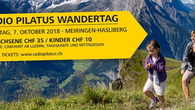 Radio Pilatus Wandertag auf dem Hasliberg: Ab jetzt gibt es Tickets!