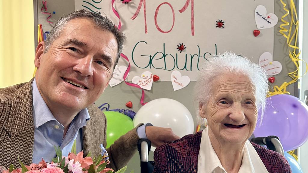 Severina Renggli-Broseghini feierte am 29. Oktober 2023 im Alterszentrum Herti ihren 101. Geburtstag.