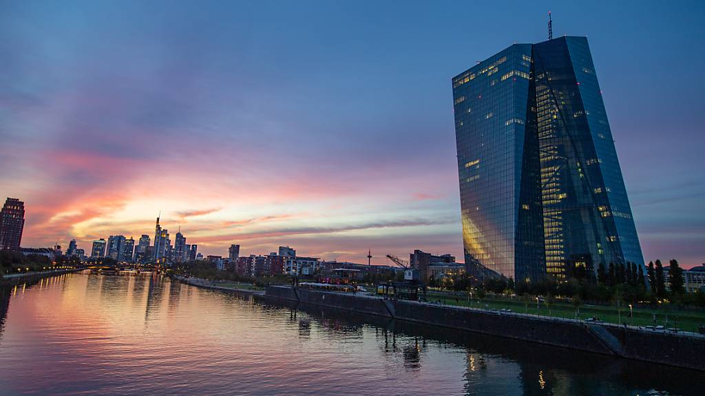 Der Hauptsitz der Europäischen Zentralbank (EZB) in Frankfurt.