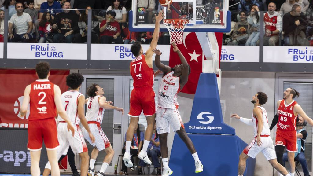 Das Schweizer Team blieb gegen die Türkei chancenlos