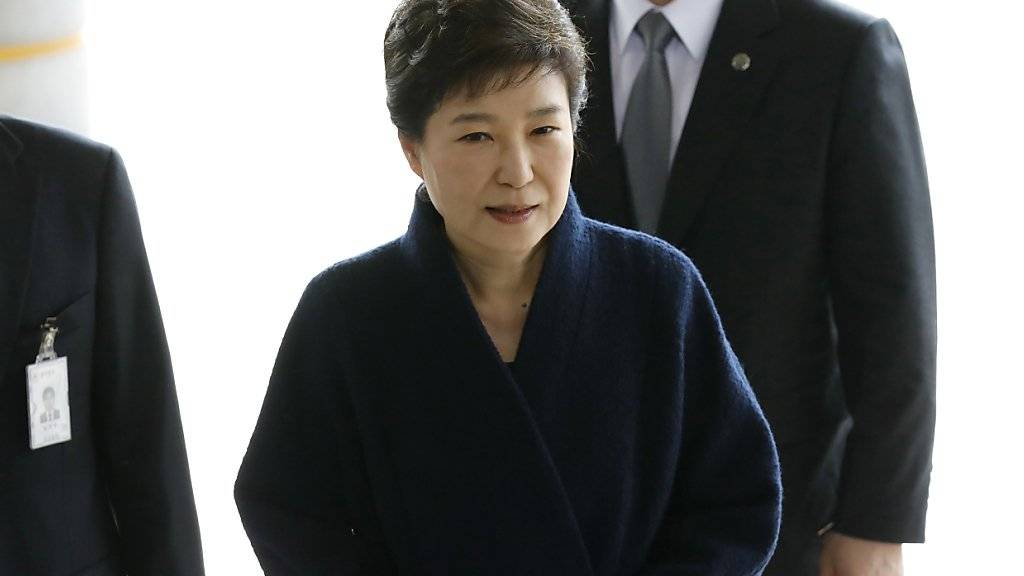 Hat ihre politische Immunität verloren und soll nun ins Gefängnis: Südkoreas Ex-Präsidentin Park Geun Hye. (Archivbild)