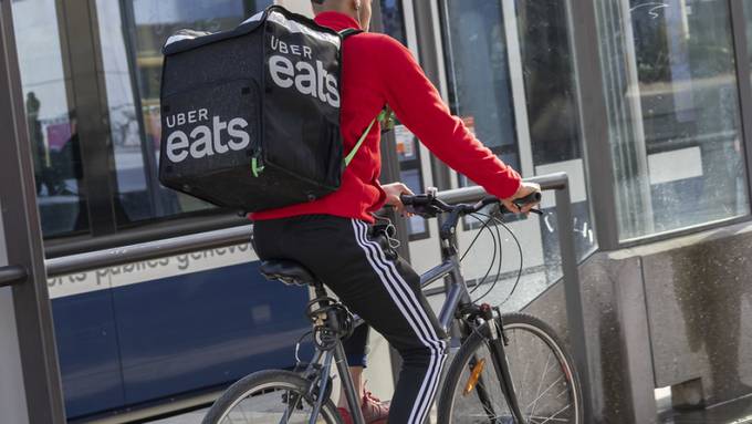 Kuriere von Uber Eats in Genf sind nun Angestellte