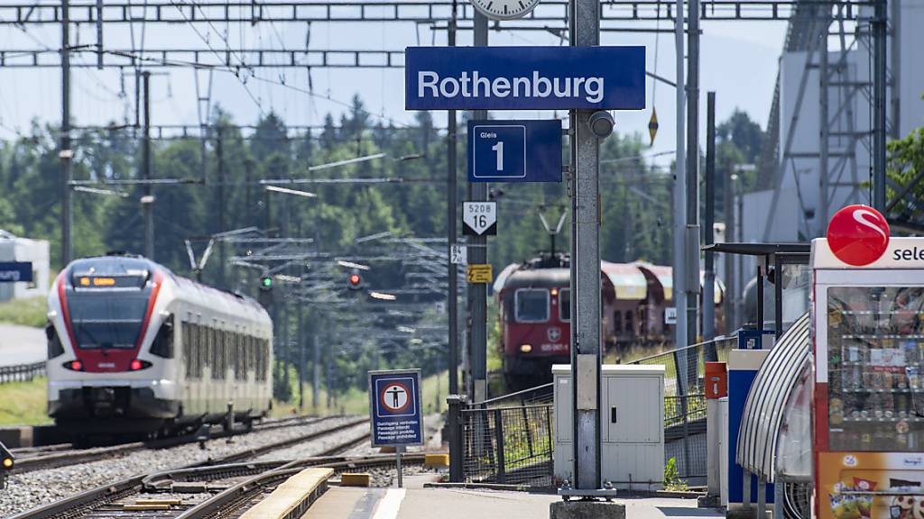Der Bahnhof Rothenburg Station soll zu einem Knotenpunkt des öffentlichen Verkehrs werden. (Archivaufnahme)