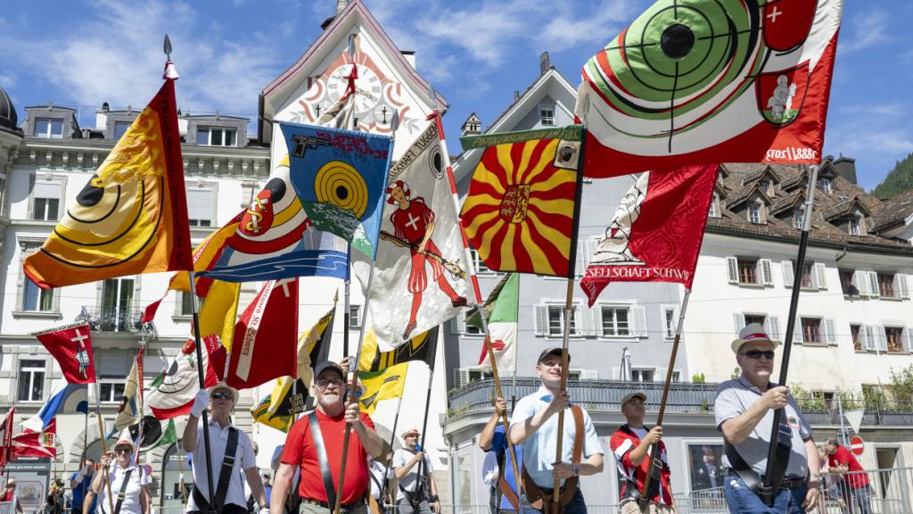 100'000 Besuchende am Eidgenössischen Schützenfest in Graubünden