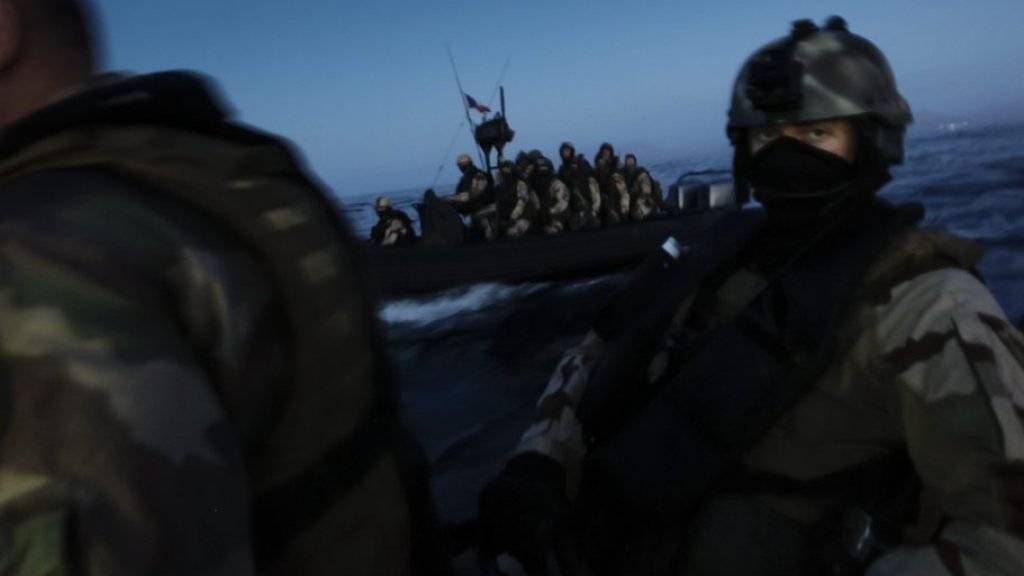 Französische Sondereinsatzkräfte vor der Küste Somalias: In der Region wurden 2015 keine Piratenangriffe gemeldet (Symbolbild).