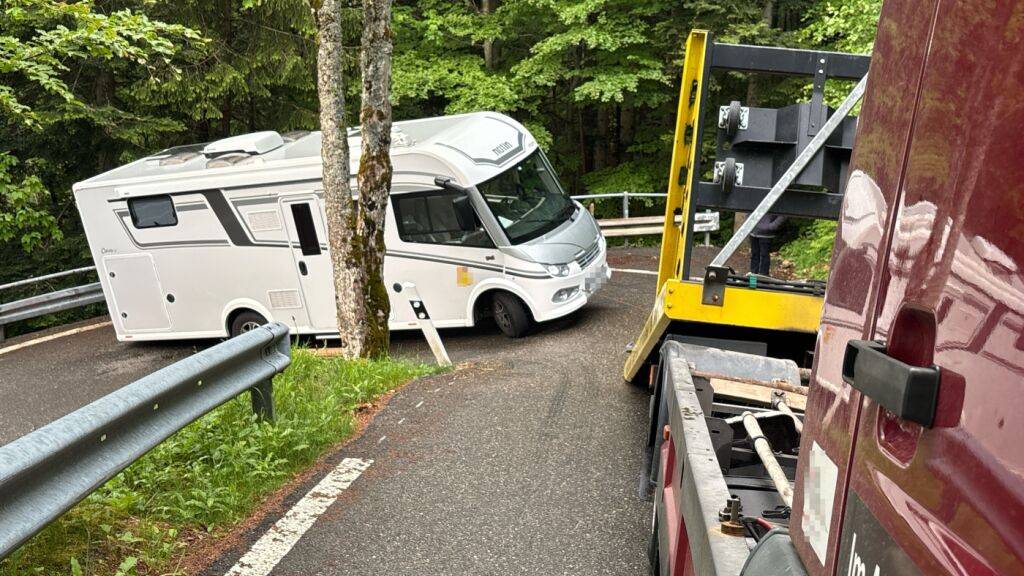 Für die Bergung musste ein Abschleppdienst aufgeboten werden.