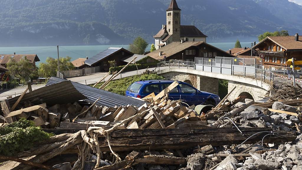 Am 12. August trat in Brienz der Mühlebach über die Ufer. (Archivbild)