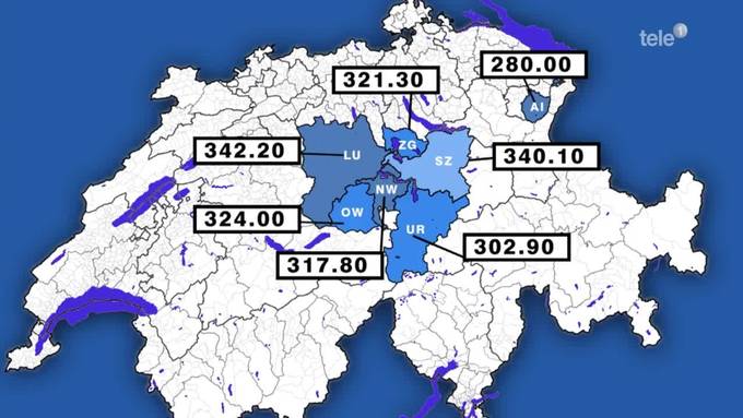 600 Franken weniger Prämien zahlen – je nach Wohnort in der Zentralschweiz