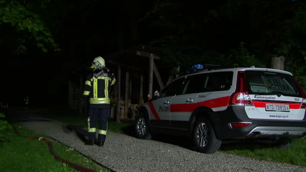 Die Thurgauer Polizei ermittelt wegen Brandstiftung in Weinfelden.