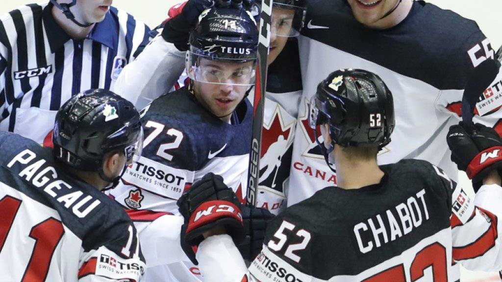 Können die Kanadier auch im Viertelfinal gegen Russland jubeln?