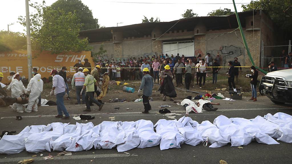 49 Tote bei Lkw-Unfall in Mexiko – Berichte: Opfer waren Migranten