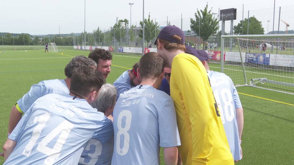 National Games - das Fussball-Team von Zug94 im Einsatz
