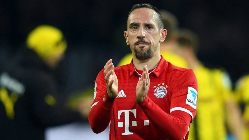 Franck Ribéry (33) bleibt Bayern München noch mindestens eineinhalb Jahre erhalten