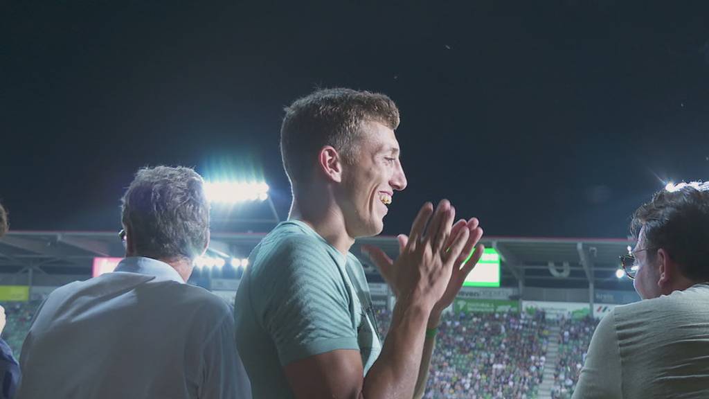 Simon Ehammer am FCSG-Match