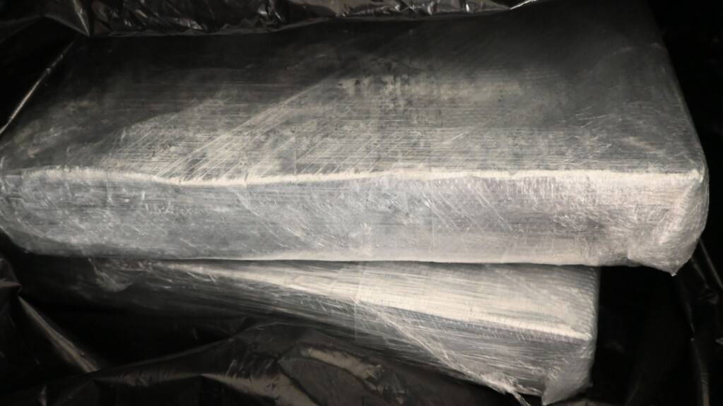 Die Polizei beschlagnahmte abgepacktes Kokain.